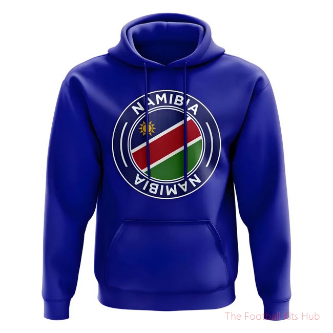 Men Namibia Football Badge Hoodie (Royal)
