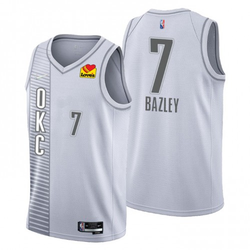 Gray City Thunder #7 Nike Jersey - Cost-Effective NBA Fan Apparel