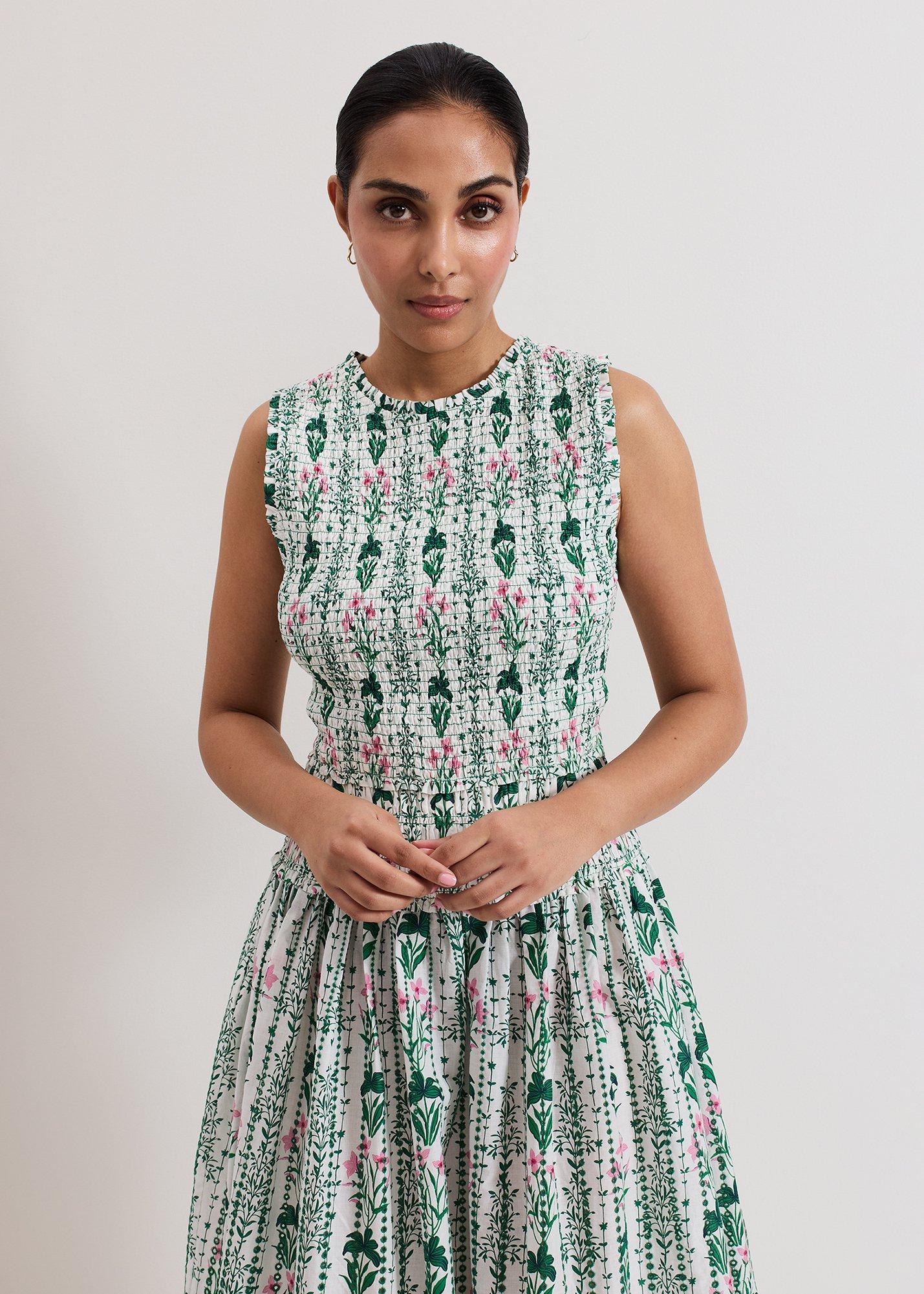 Petite Chiara Floral Midi Dress
