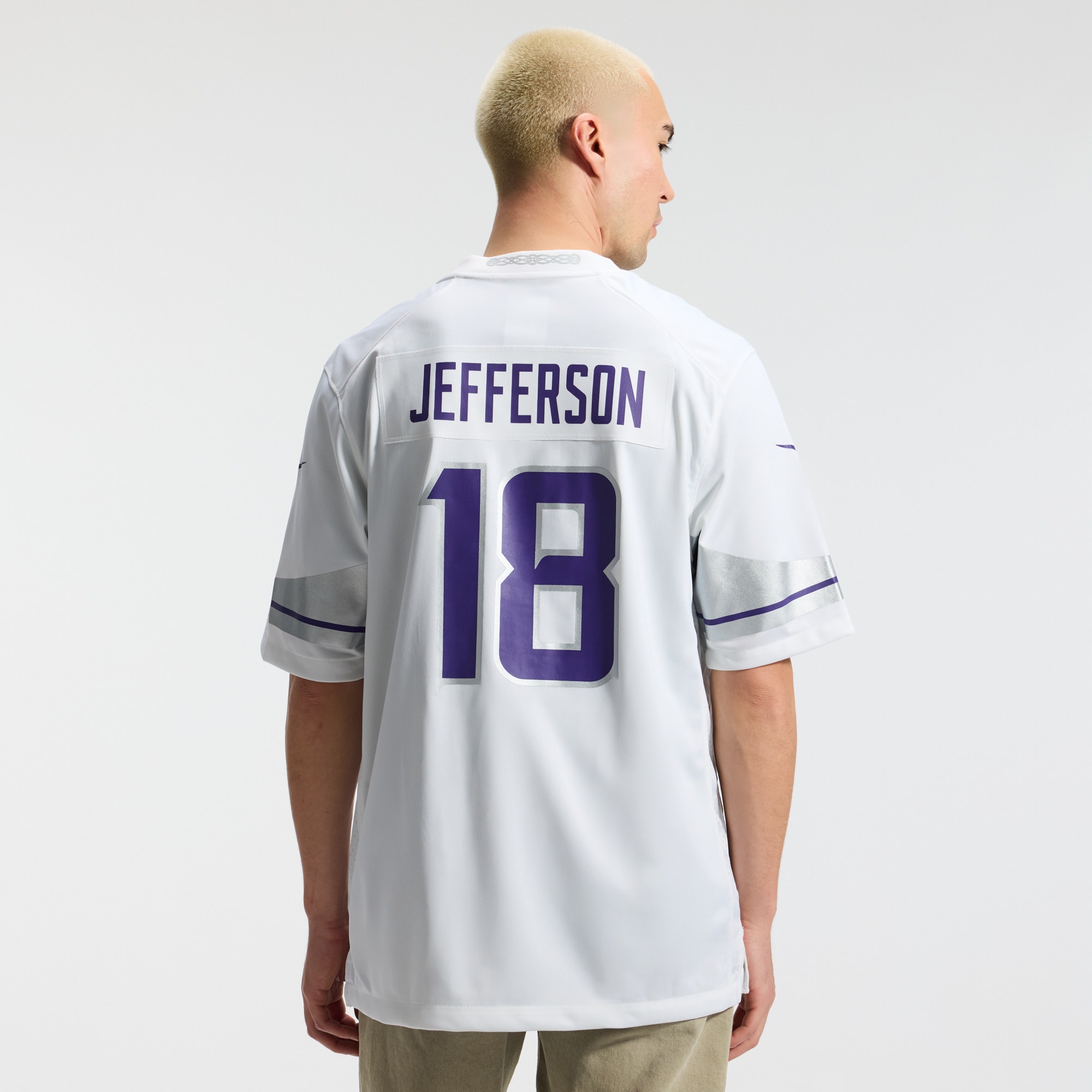 [LK] Justin Jefferson #18 Minnesota Vikings Alternate Game Player Jersey - White