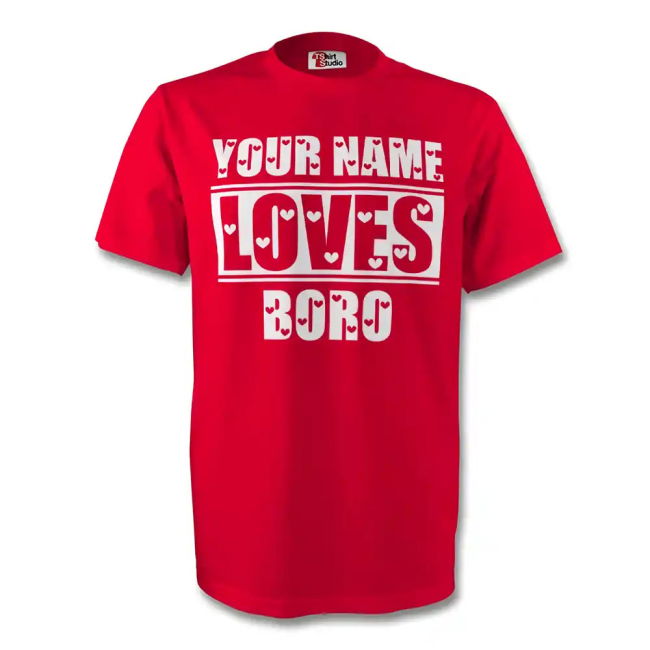 Your Name Loves Boro T-shirt (red) | Durable | Premium Material