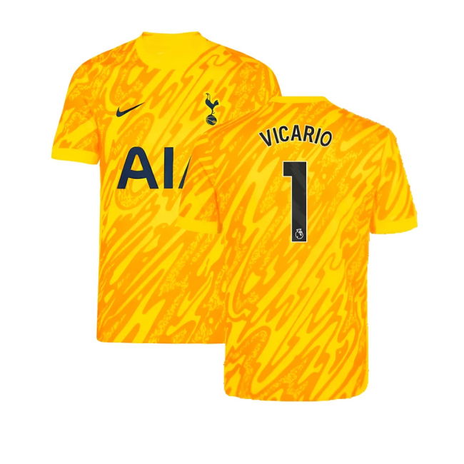 2024-2025 Tottenham Hotspur Goalkeeper Home Kit (Yellow) (Vicario 1)