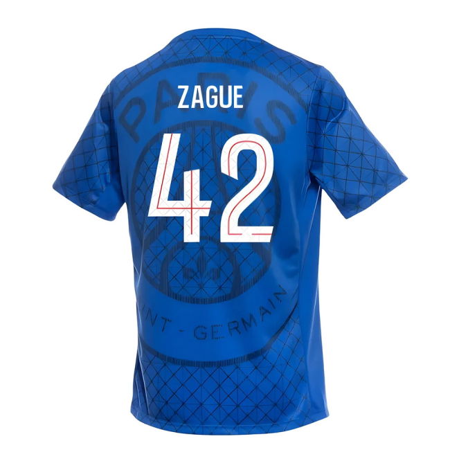 Zague 42 PSG Club Team Supporter Shirt - Adults Version