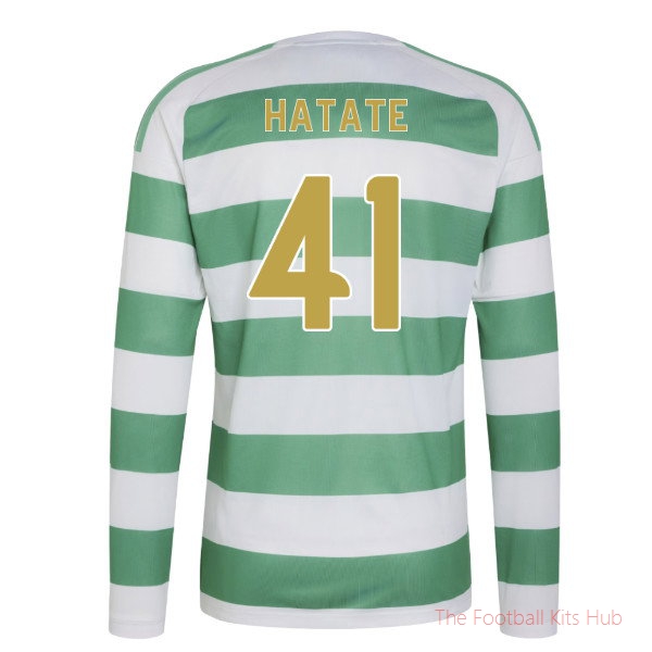 Celtic 2026-2027 Long Sleeve Home Shirt Hatate #41 Team Jersey