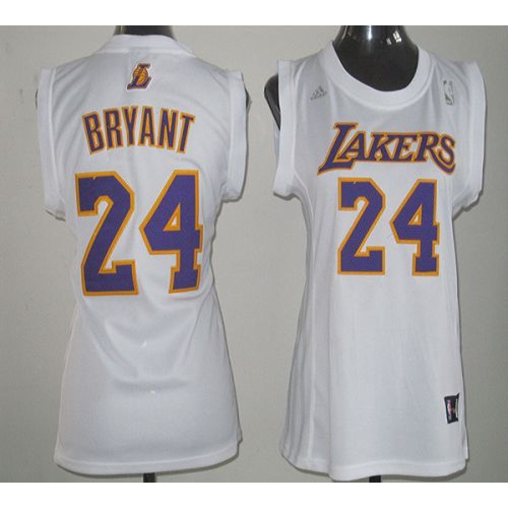 Collector's Item Men's Lakers #24 Kobe White Basketball Jersey