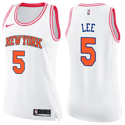 Knicks White York Knicks #5 Nike Jersey - Basketball Jersey