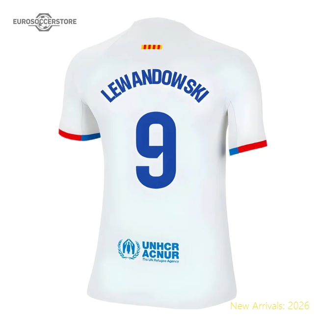 Barcelona 2024-25 Away Fan Version For Kids (Lewandowski Match Day Shirt