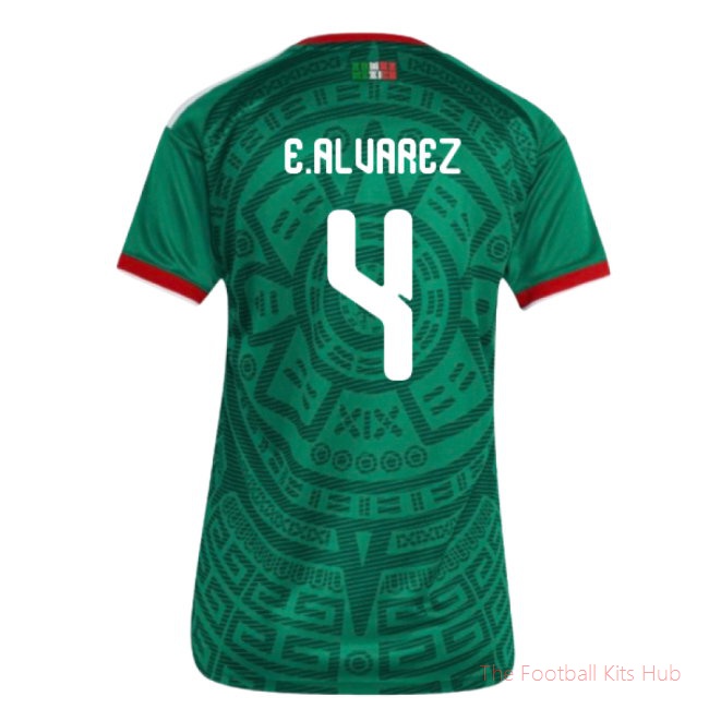2026-2027 Mexico Home Shirt (Womens) (E.Alvarez 4)