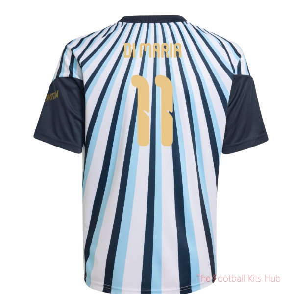 Argentina 2026-2027 Home Pre-Match Shirt (Kids) (Di Maria 11)