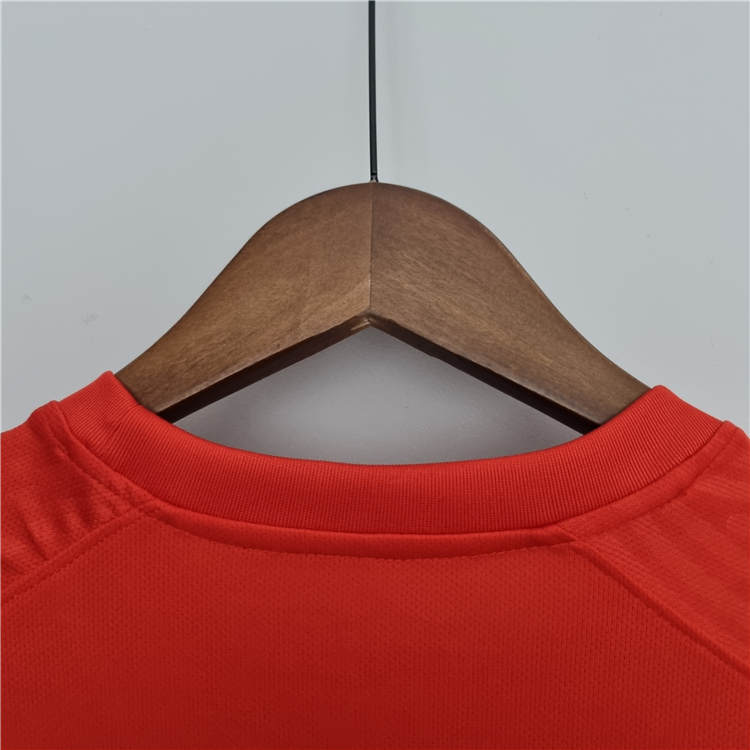 Breathable Canada World Cup 2022 Home Red Soccer Jersey Soccer Shirt