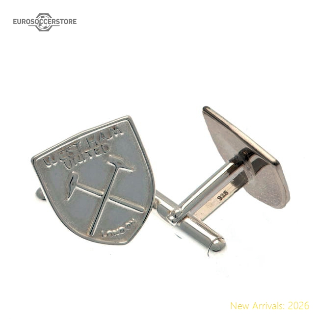 Excellent West Ham United Fc Sterling Silver Crest Cufflinks