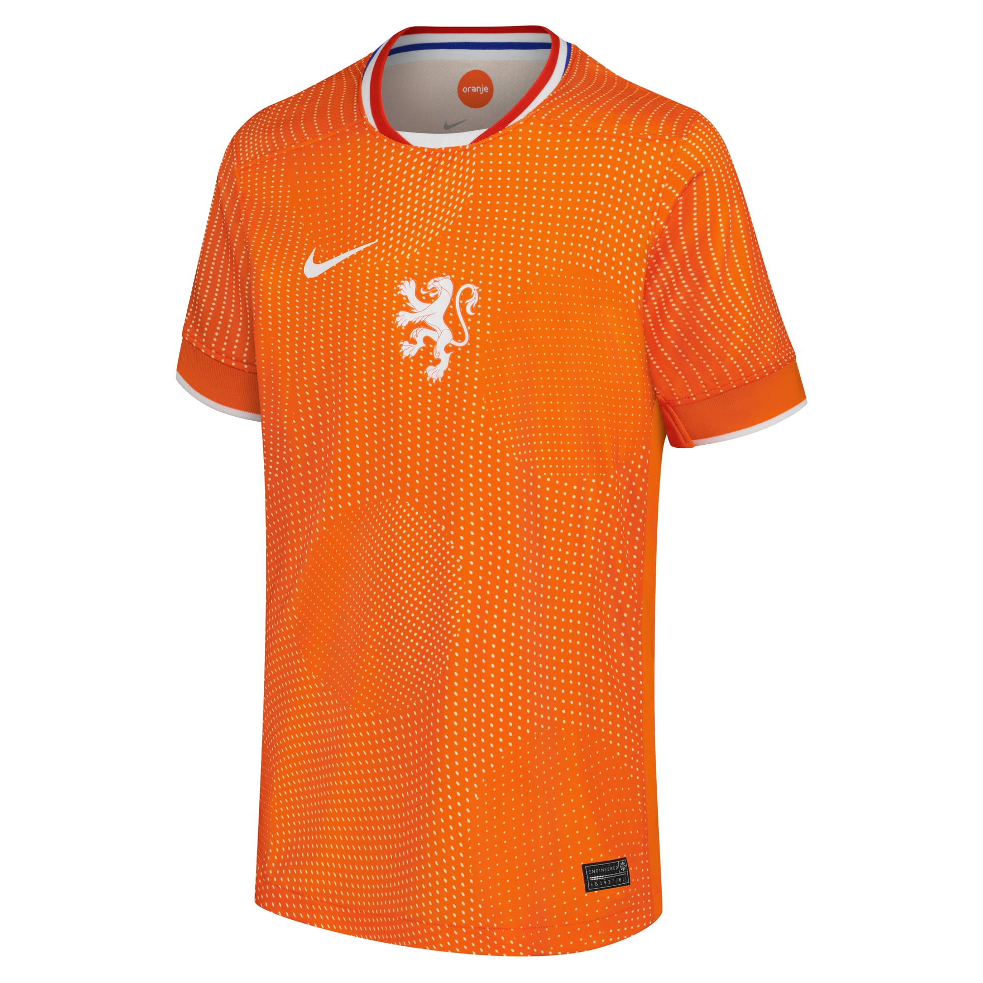 [SJH] Netherlands Women's National Team Youth 2025/26 Home Replica Jersey - Orange