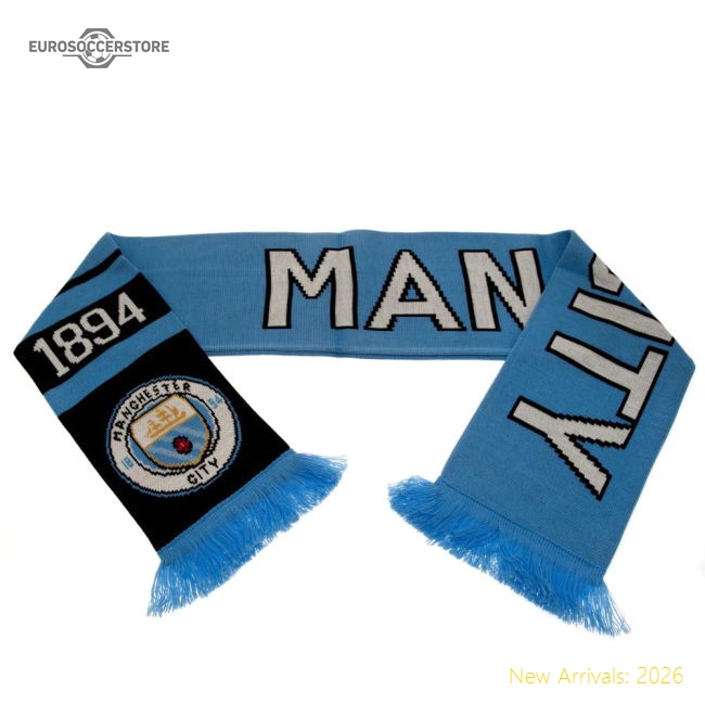 Manchester City 2024-25 Fan Version For Adults Scarf Soccer Jersey