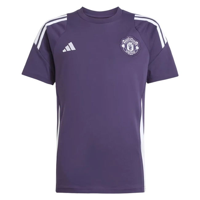 2025-2026 Man Utd Training Tee (Aurora Plum) - Kids (Zirkzee 11)