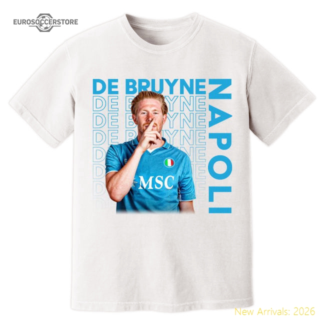 Kevin De Bruyne Azzurri Tee (white) - Great Value - Official Design