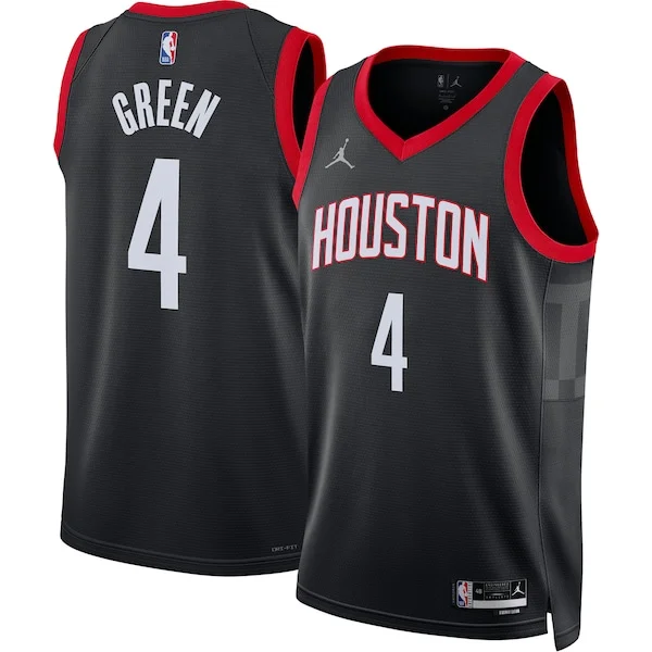 Jalen Green HOU Swingman Jersey - top-tier classic - Black game-day