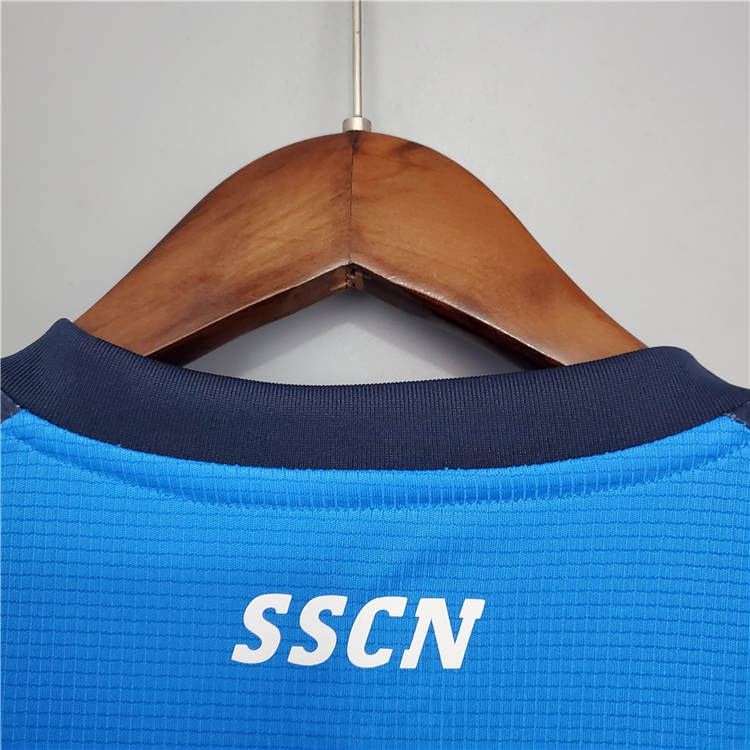 Lightweight Napoli 21-22 Home Blue Soccer Jersey Football Shirt