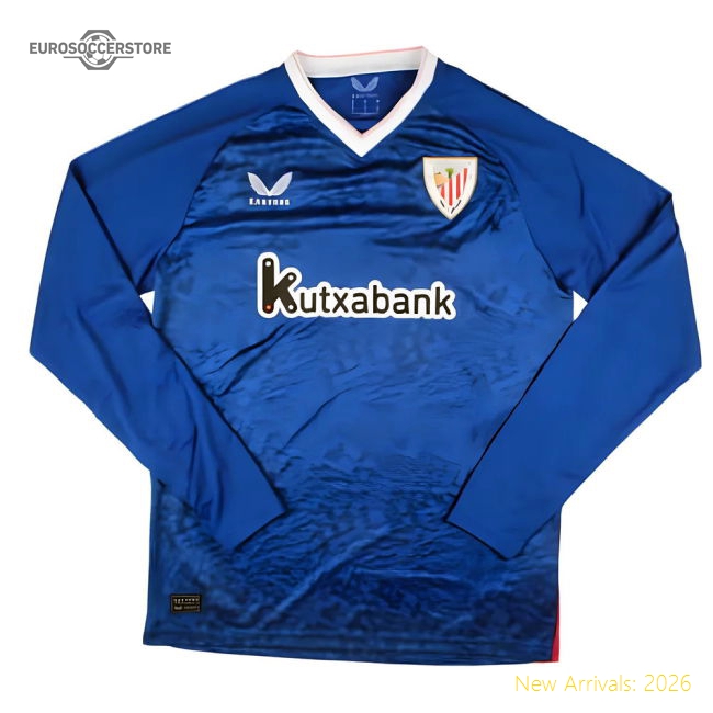 Top-Quality 2024-2025 Athletic Bilbao Long Sleeve Away Shirt