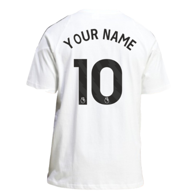 Top-grade 2025-2026 Man Utd Training Tee (white) (your Name)