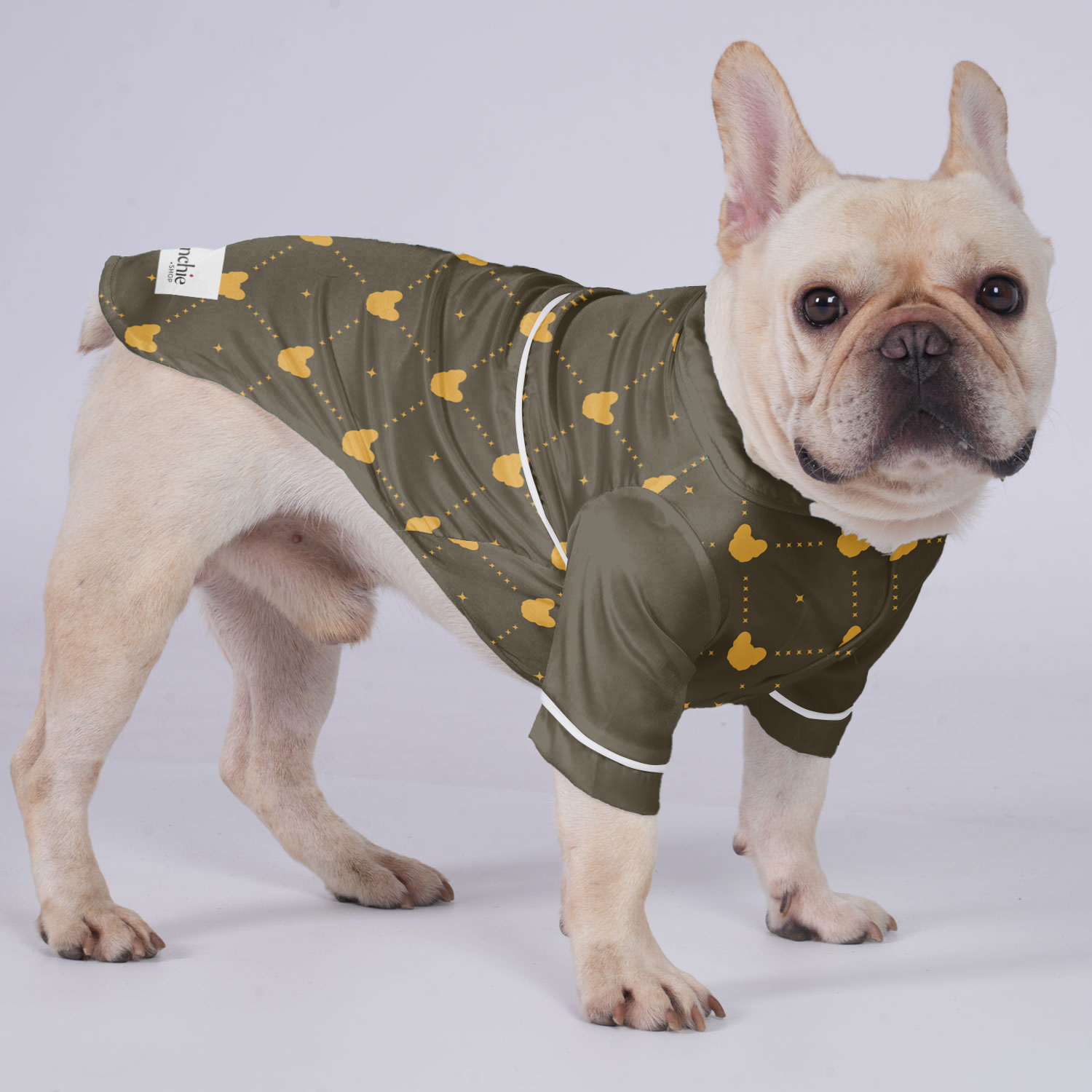 Culture-Inspired Winston - Pajamas For French Bulldog for Home Use