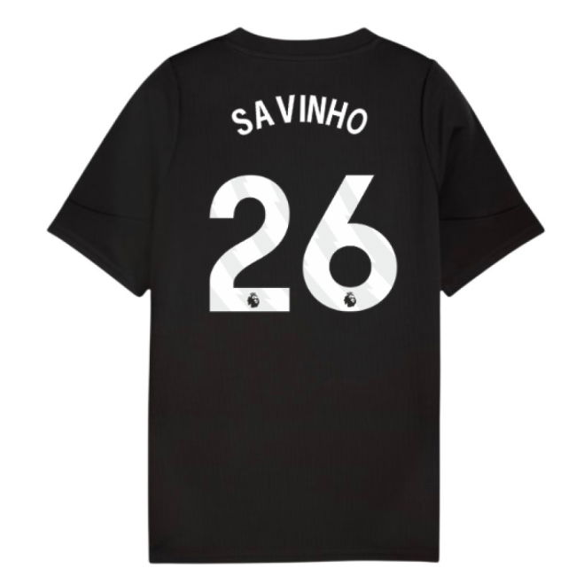Man City Training Football Shirt 2025-20 - Savinho 26 L M S Kids