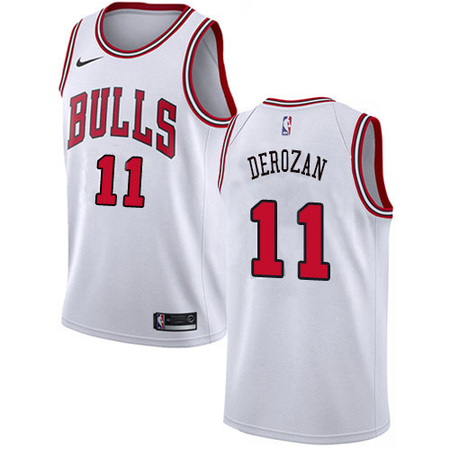 Nike White Chicago Bulls #11 Jersey - Budget-Friendly Game Day Wear