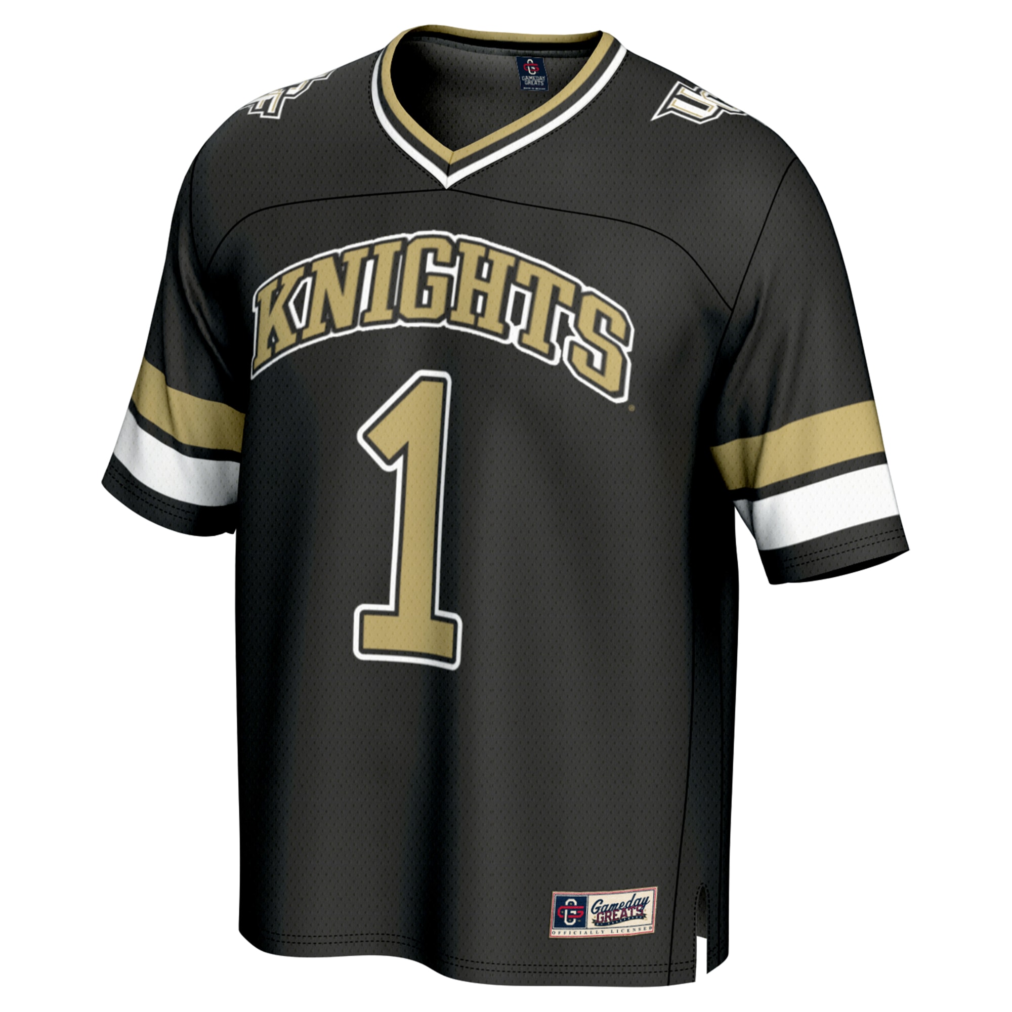 [DDG] UCF Knights GameDay Greats Youth Lightweight Collegiate Football Fashion Jersey - Black