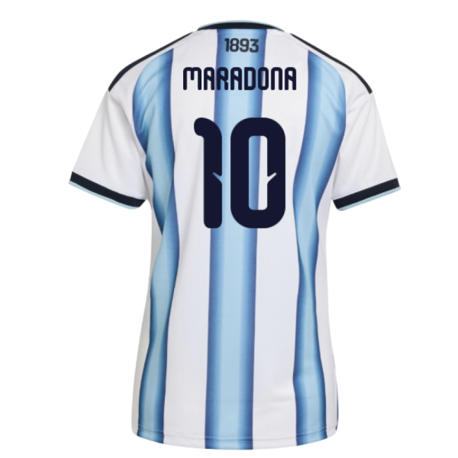 Official 2026-2027 Argentina Home Shirt (Womens) (Maradona 10)