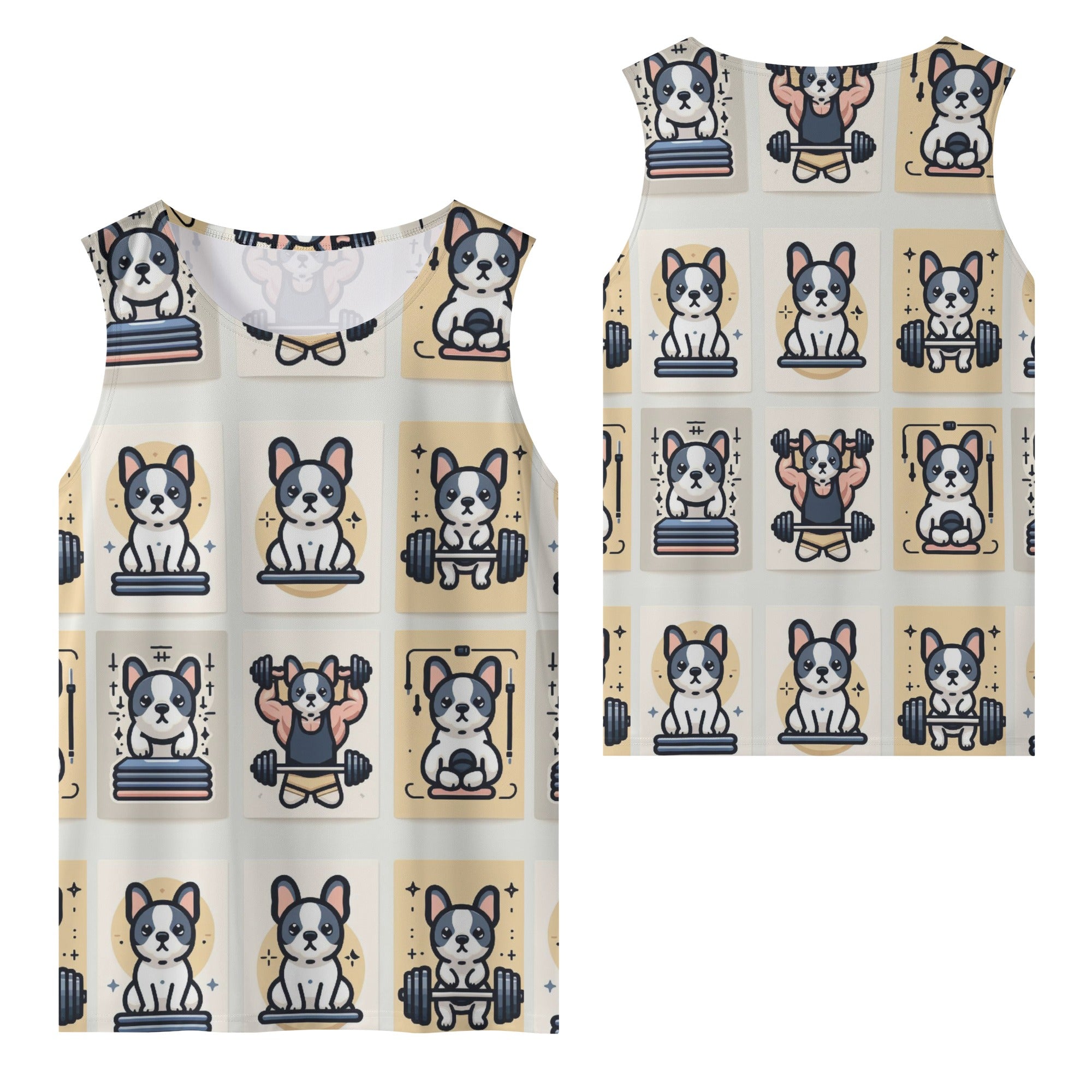 Ace - French Bulldog Men Tank Tops For Frenchie Pups | Vet-recommended
