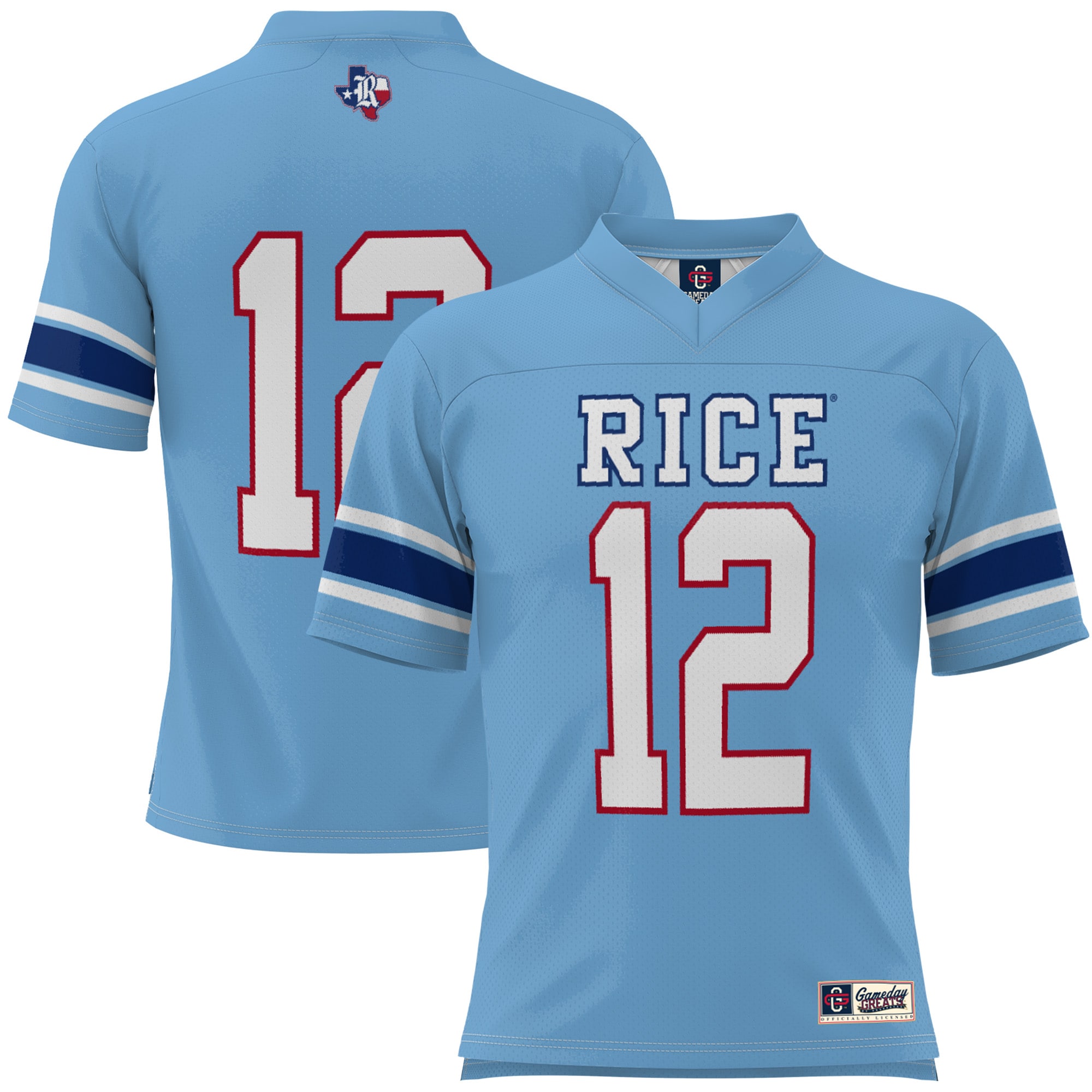 [DDG] Rice Owls GameDay Greats Football Jersey - Light Blue