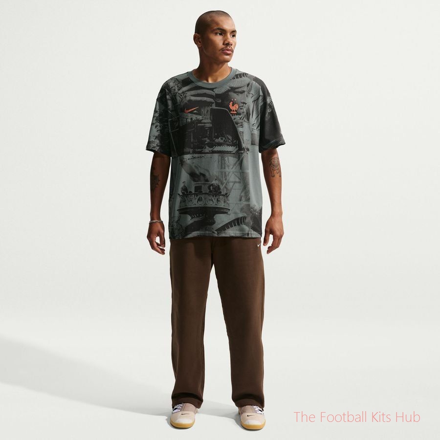 France T-Shirt AOP World Cup 2026 - Iron Grey