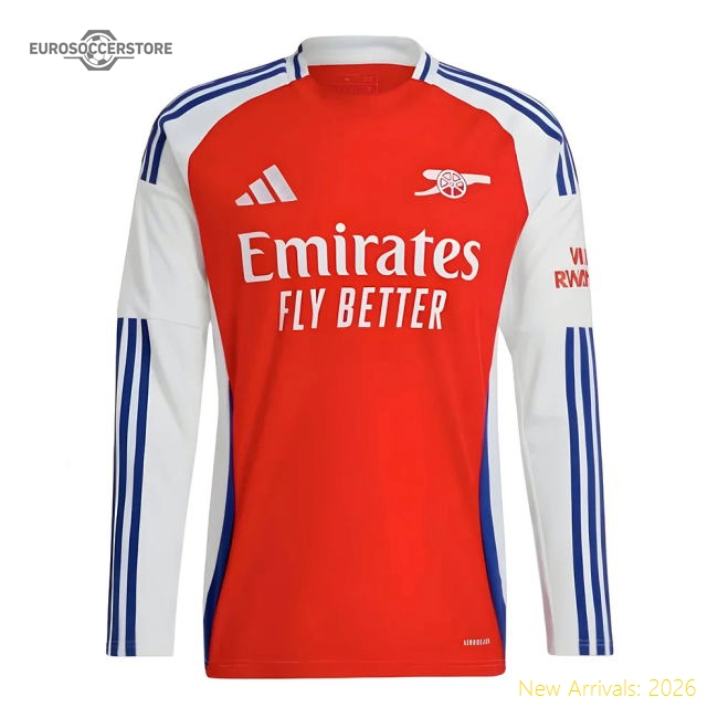 2024-2025 Arsenal Home Shirt (long Sleeve) Premium Quality Football