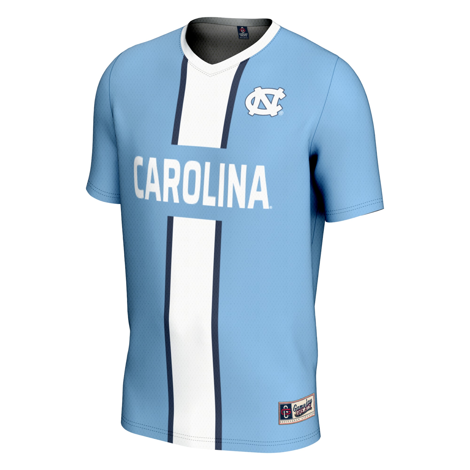 [DDG] North Carolina Tar Heels GameDay Greats Unisex Men's Soccer Jersey - Carolina Blue