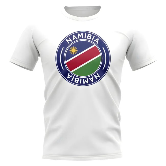 Match-Ready Namibia Football Badge T-Shirt (White) Championship