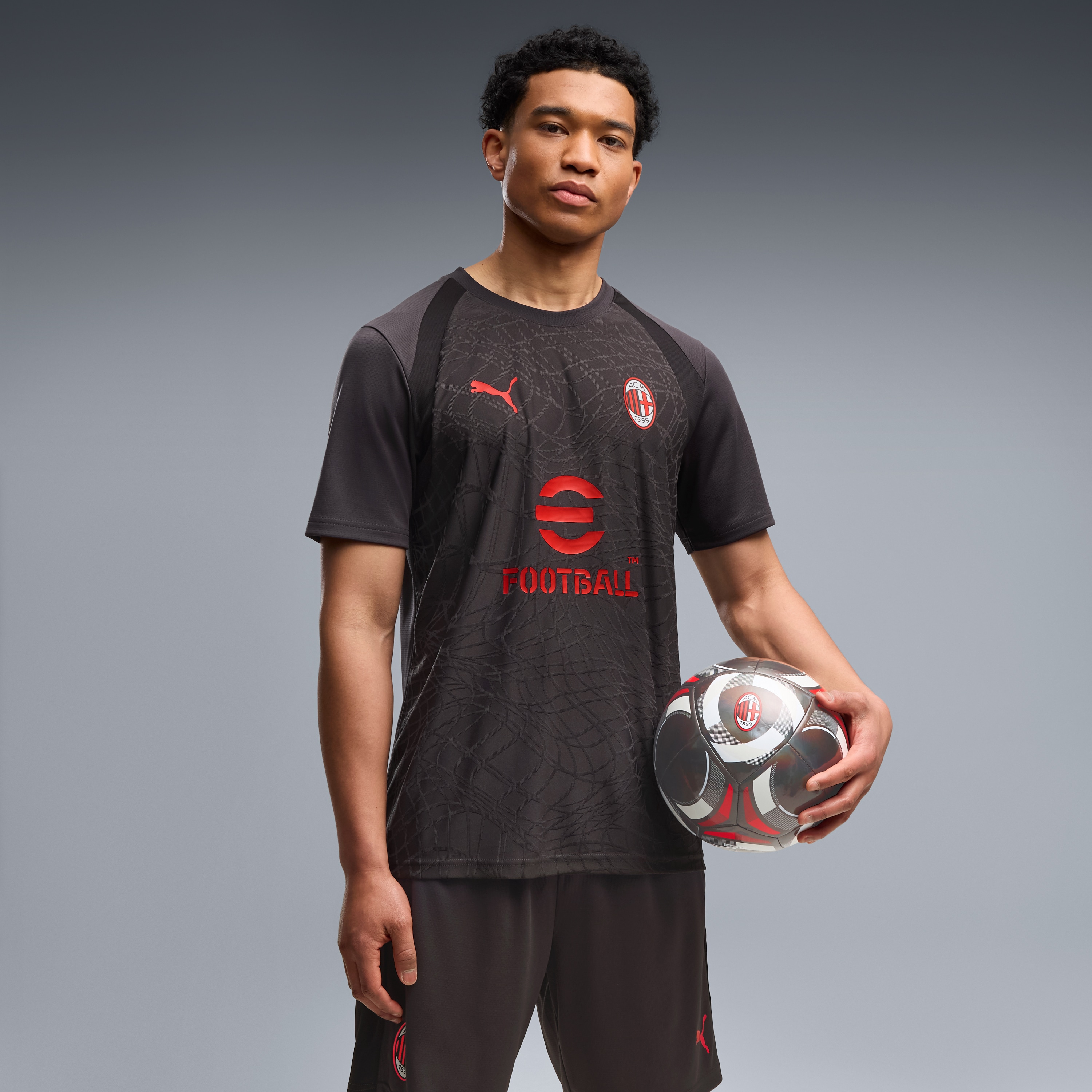 [SJH] Women's AC Milan 2026/27 Training Jersey - Gray