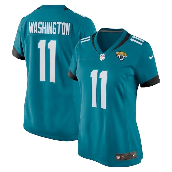 None Parker Washington Game Jersey - Teal | NFL Player Jersey