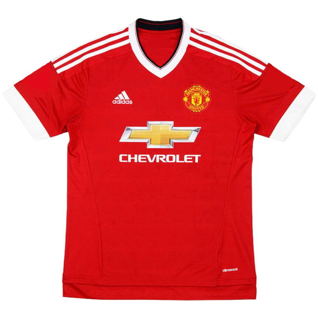 2015-16 Manchester United Home Football Shirt Manchester United Nam...