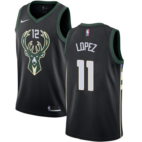 Bucks Black Milwaukee Bucks #11 Nike Jersey - Discounted Quality