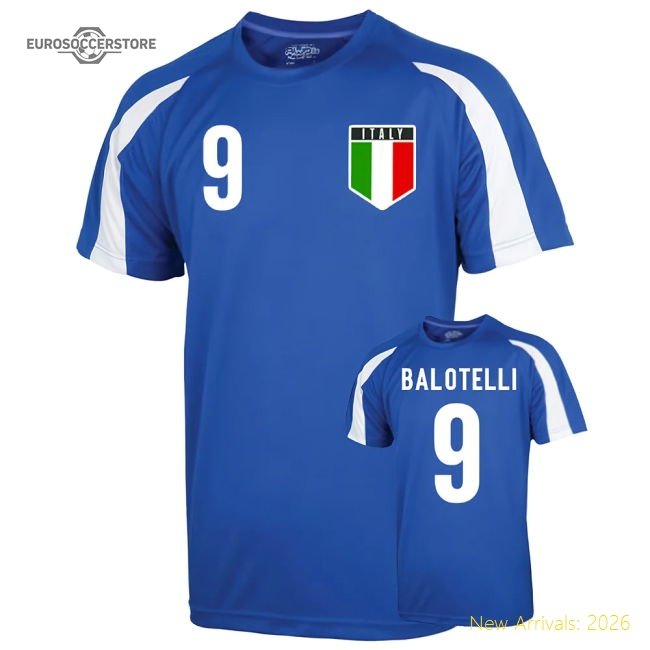 Italy Sports Training Jersey (balotelli 9)