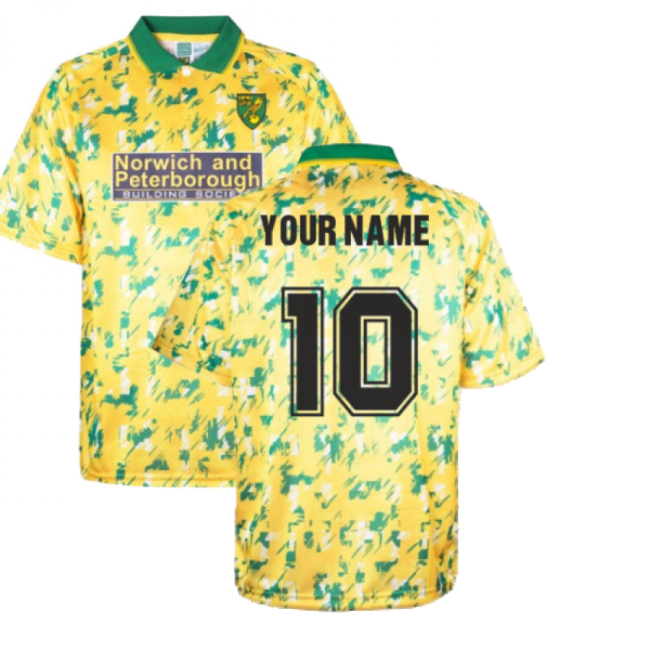 Norwich City 1993 Retro Shirt - Your Name