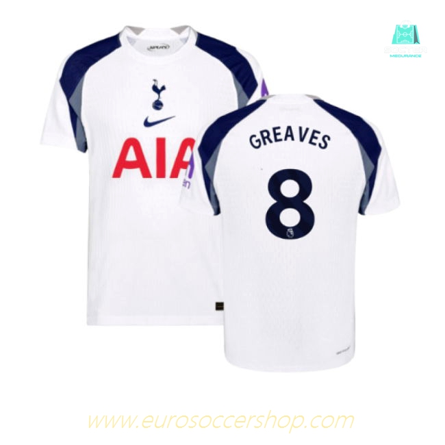 2025-2026 Tottenham Hotspur Authentic Home Shirt (Greaves 8)