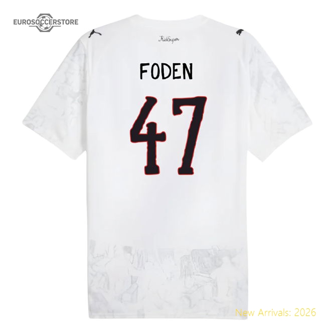 2025-2026 Football Team Kids Child-friendly Jersey Foden Aeroready