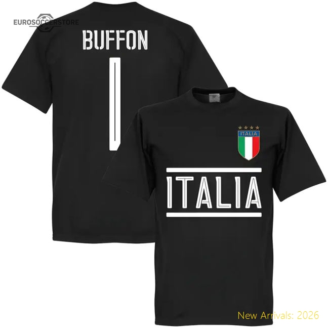 2025-2026 Football Team Kids Soft Jersey Italy Buffon Drycell