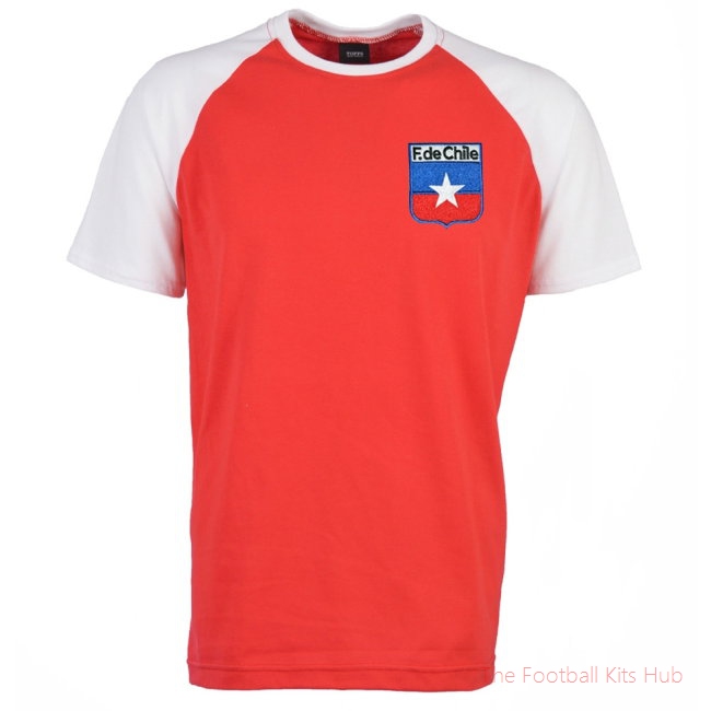 Chile 2018 Raglan Retro Football Shirt