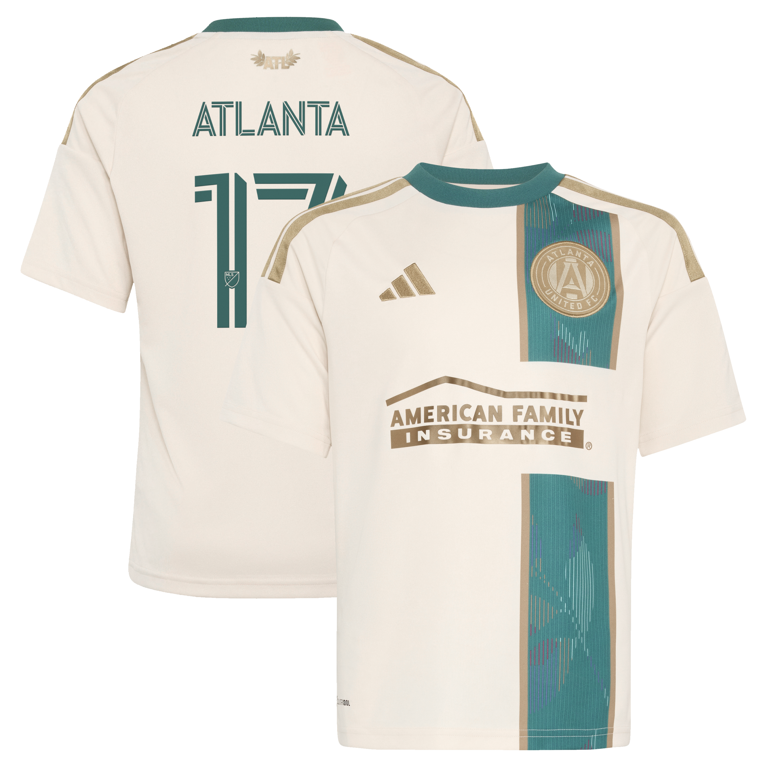 [SPK] Atlanta United FC adidas Youth 2026 Spirit of ??96 Replica Jersey - Tan