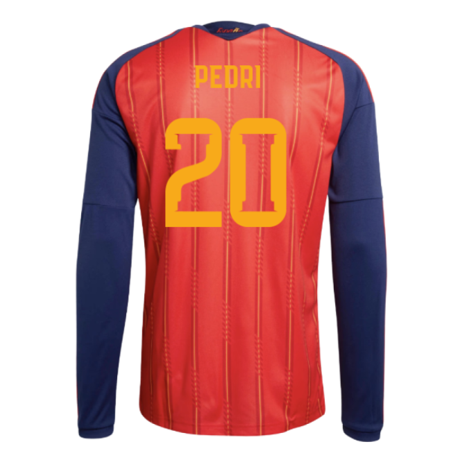 Spain Long Sleeve Home Kit 2026-2027 Fan Collection Jersey