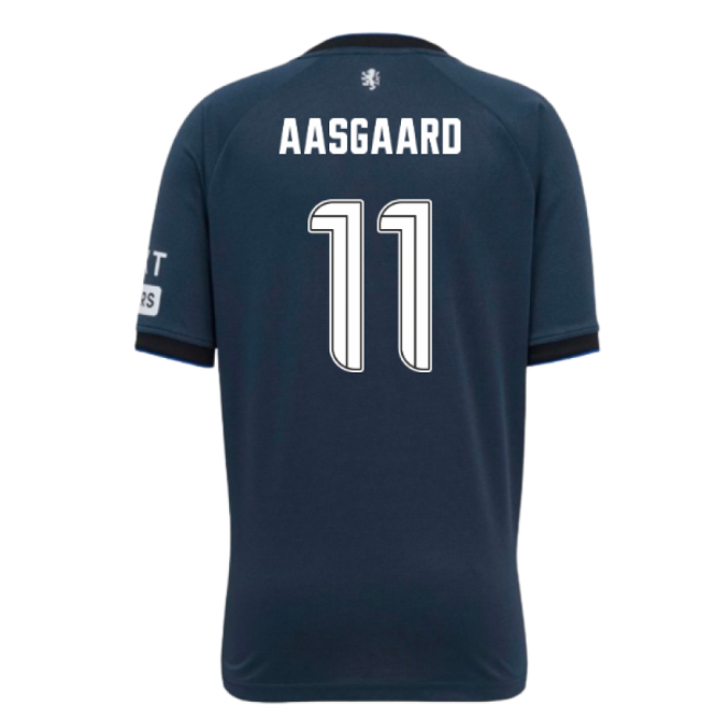 2025-2026 Rangers Fc Third Shirt Kids Aasgaard 11 For Little Kids