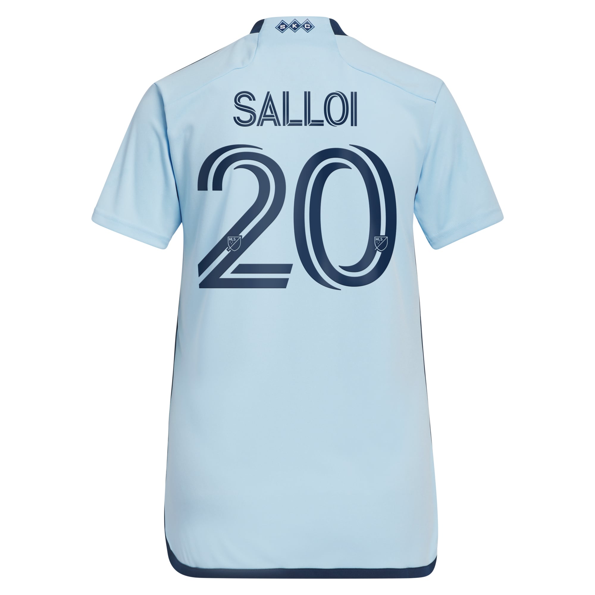[LK] Daniel Salloi Sporting Kansas City Women's 2023 Hoops 4.0 Replica Player Jersey - Light Blue