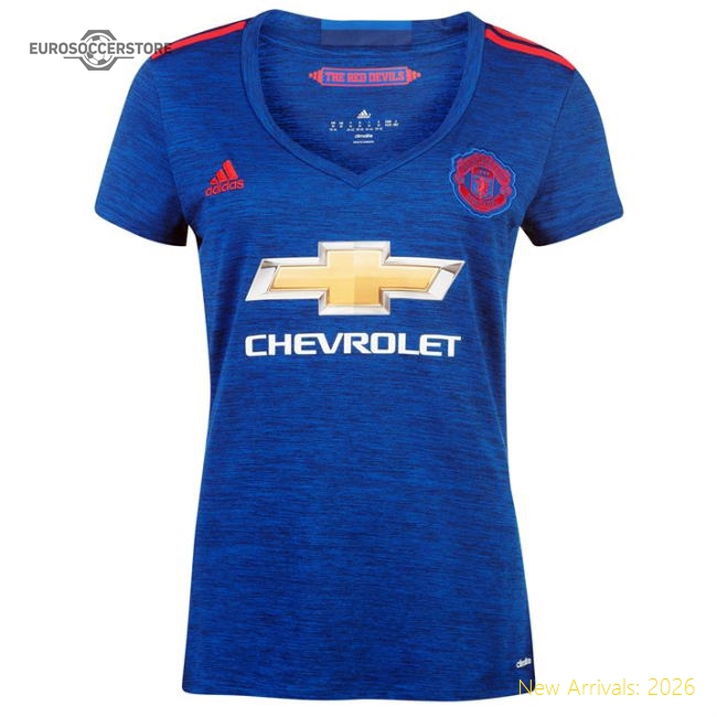 Elite 2015-2016 Man Utd Away Shirt (womens) (your Name)