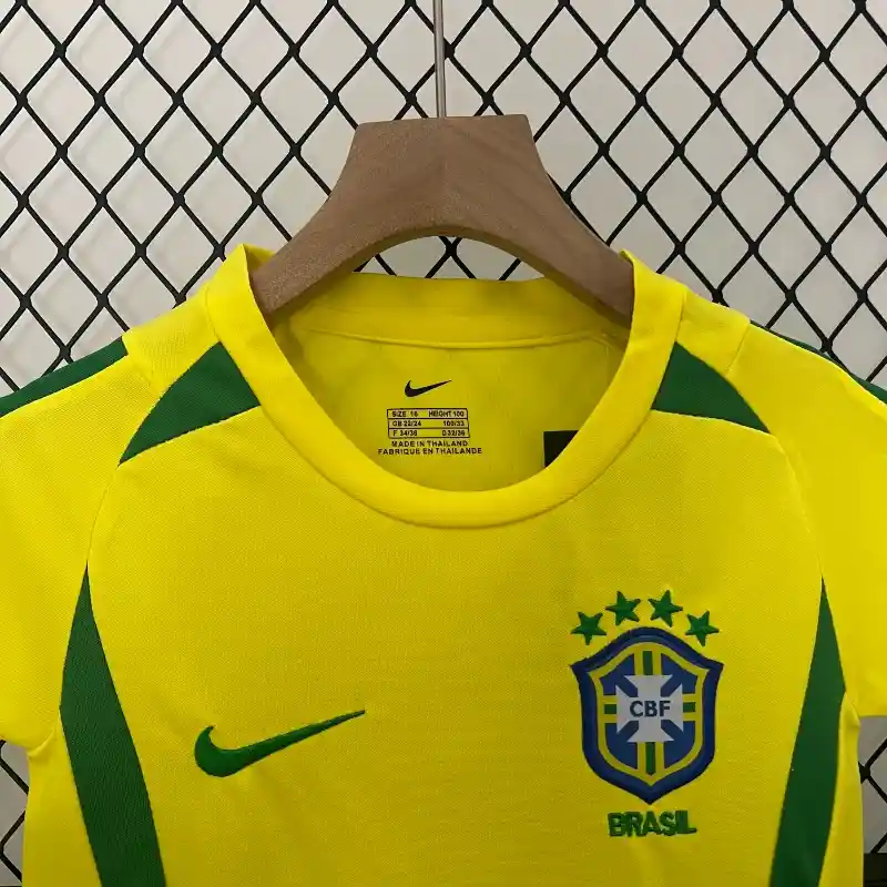 2002 Kids Brazil Jersey retro kit